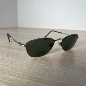 Vintage B&L Ray-Ban W2975 Sunglasses Green Lenses Gunmetal READ